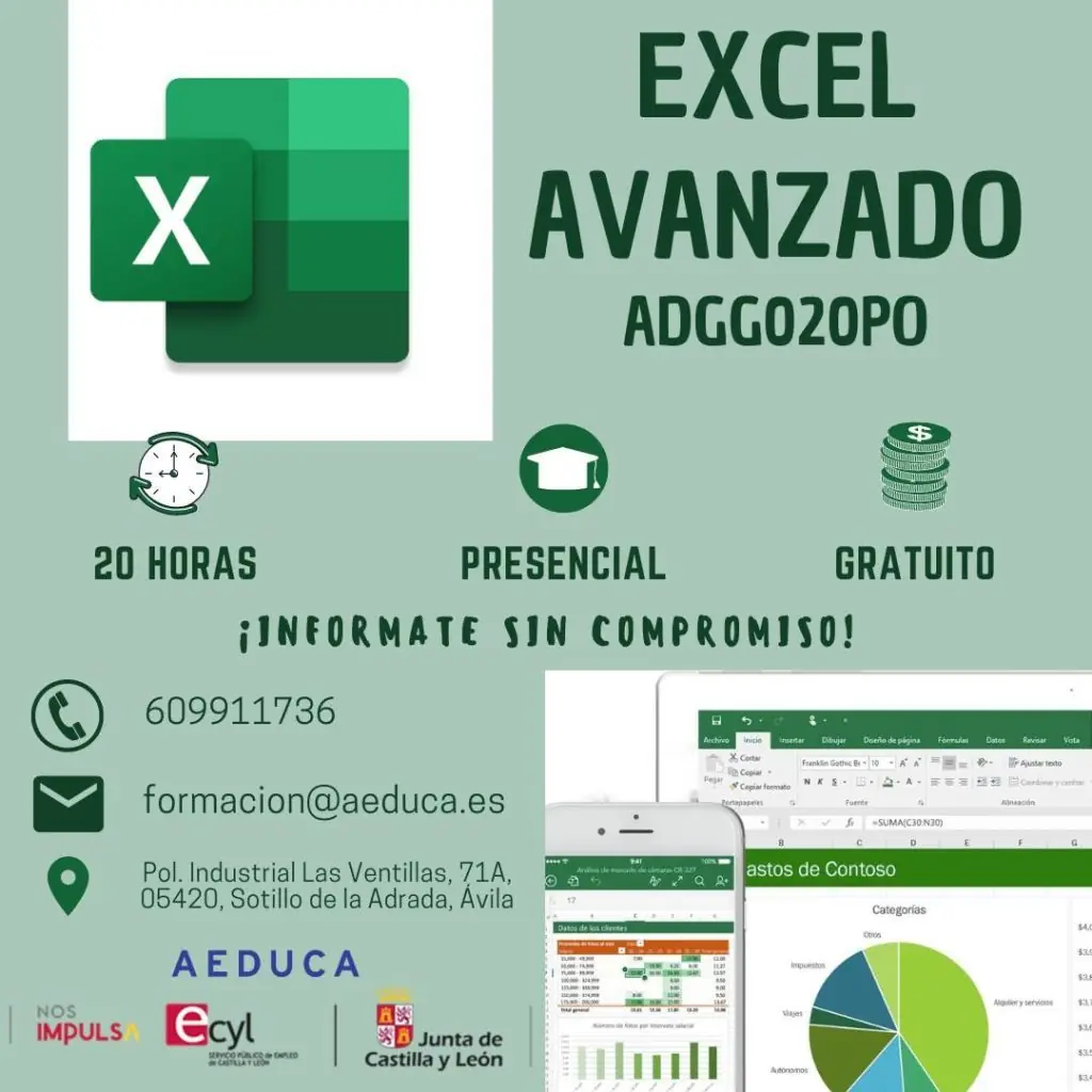 Domina Excel avanzado: funciones y fórmulas para potenciar tu productividad